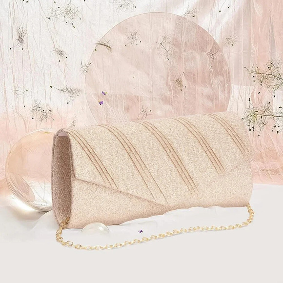 ❤️ Women's Evening Handbags, Glitter Envelope Clutch Purses, Formal Ladies bag - Picture 3 of 7
